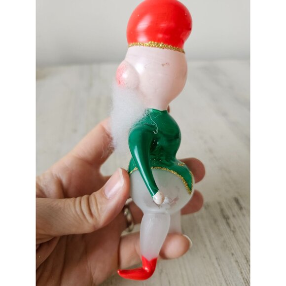 carlini ? Dwarf elf Italian glass ornament AS IS Xmas tree - Picture 3 of 13